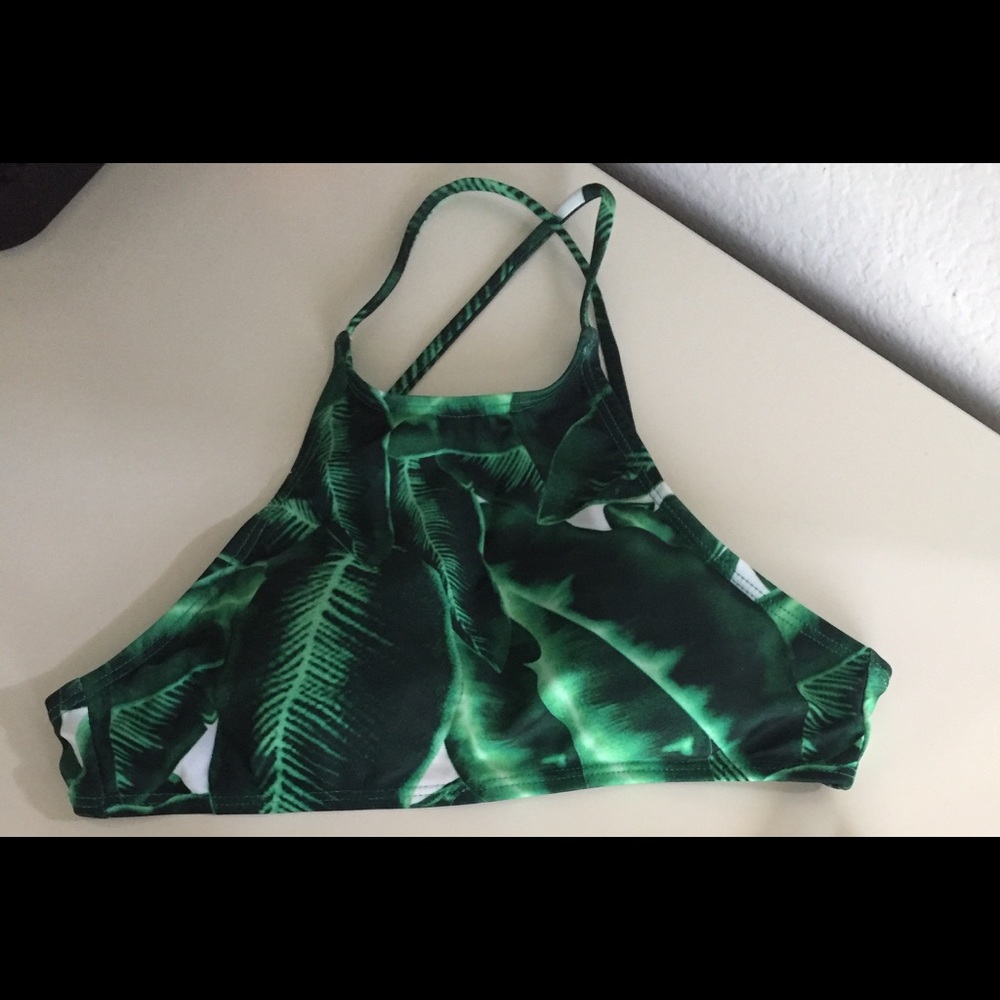 High neck bikini top